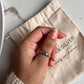 Stylish Rawa dot band ring in sterling silver