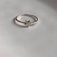 Classic Plain Star Ring in Silver