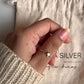 Simple Plain Star Ring in Silver