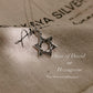 Handcrafted Star of David 6-point pendant in silver