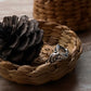 Elegant Blue Topaz Marquis Cut Boho Ring in Silver