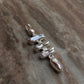 Handcrafted Silver Pendant with Natural Freshwater Pearls