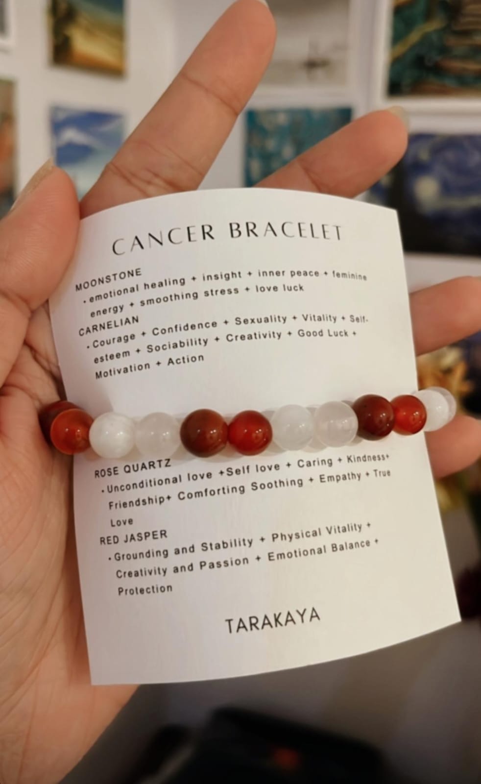 Cancer Healing Crystal Bracelet