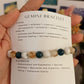 Gemini Zodiac Crystal Bracelet 8MM
