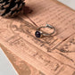Amethyst Round Gemstone in Tribal Engraved Adjustable Silver Ring