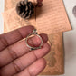 Tribal engraved silver ring featuring smokey quartz oval stone