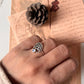 Moonstone Tree of Life Ring in Sterling Silver