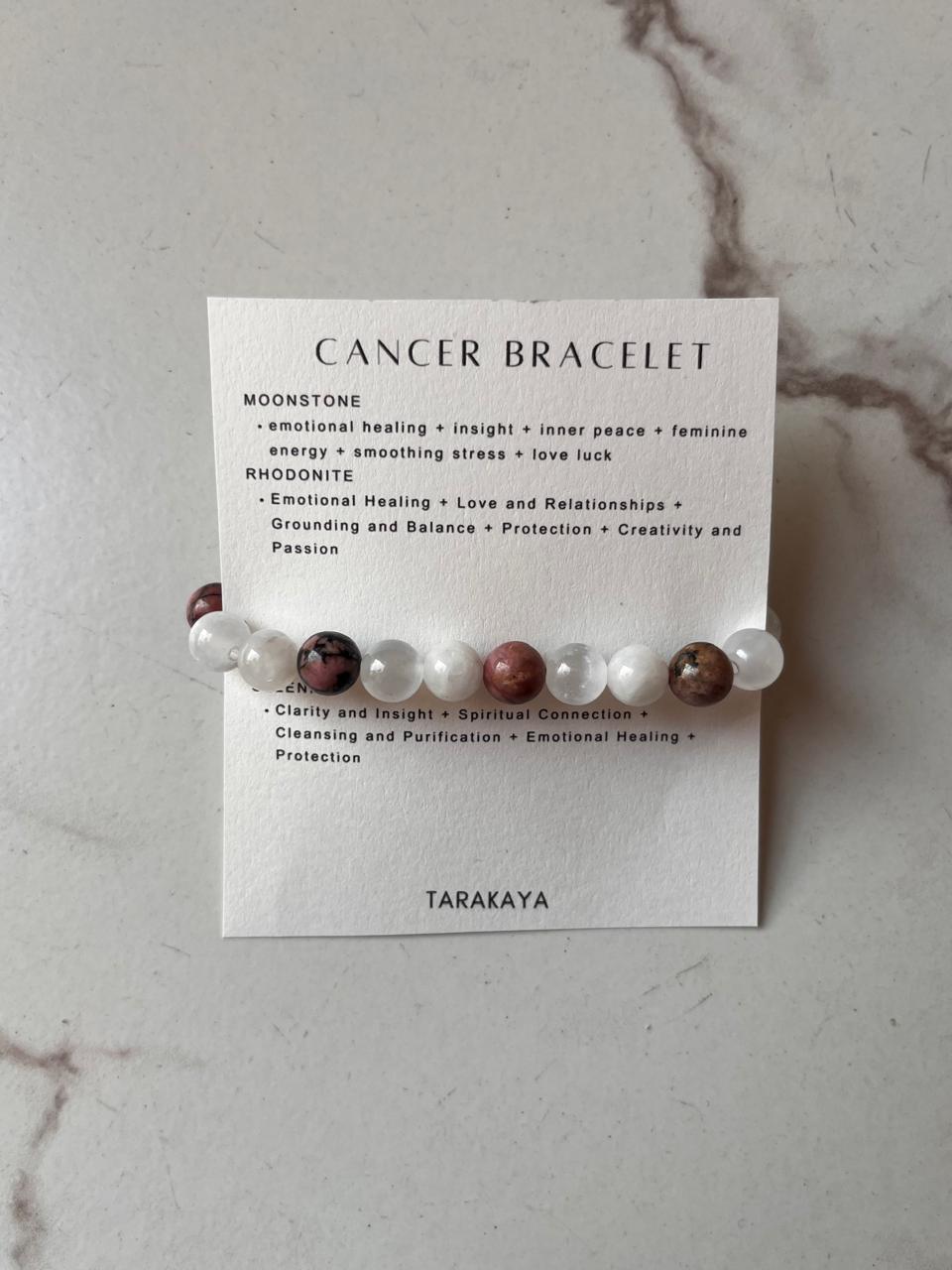 Zodiac Cancer Jewelry with Moonstone and Carnelian