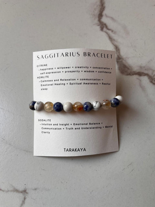 Sagittarius 1 Crystal Bracelet 8MM