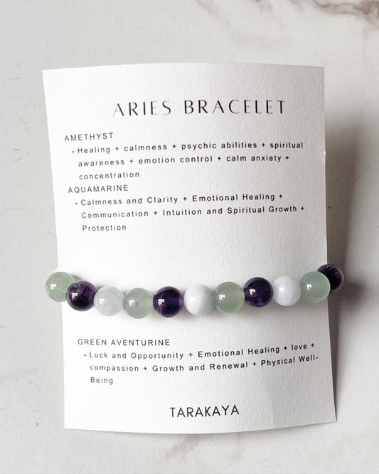 Healing Aries 1 Crystal Bracelet