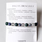 Zodiac Pisces 2 Crystal Bracelet 8MM