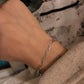 Minimalist Paper Clip Silver Bracelet for Casual and Formal Looks