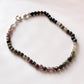 Plain Round Multi Tourmaline Crystal Bracelet for Energy Balance