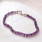 Amethyst 3MM Crystal Bracelet for Spiritual Healing