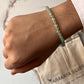 Handmade Green Aventurine 4MM Round Bead Bracelet