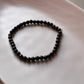 Minimalist 4MM Pyrite Round Crystal Bracelet