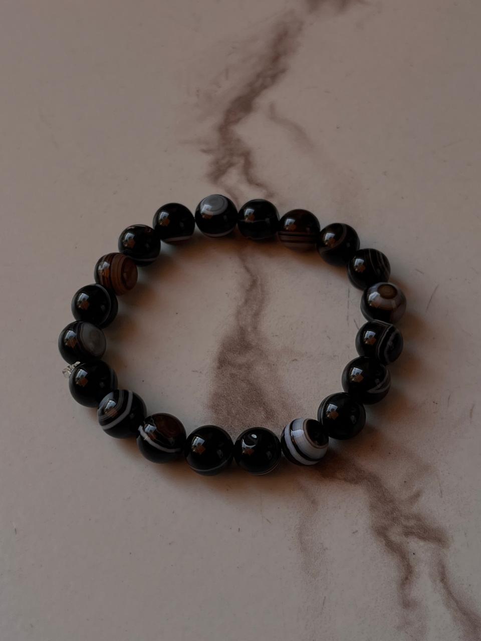 8MM Sulemani Hakik Bracelet for Protection from Negative Energy