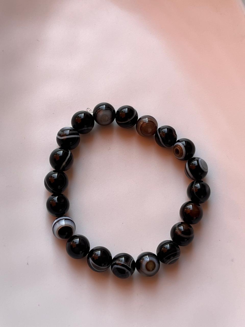 Sulemani Hakik 8MM Bracelet for Balance and Spiritual Strength