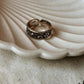 Sterling Silver Flower Tribal Rawa Mid Little Finger Ring