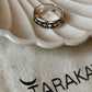 Sterling Silver Tribal Dot Ring for Mid or Little Finger