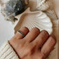 Elegant Rawa Silver Ring for Mid and Little Finger