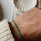 Green Onyx 2MM Faceted Crystal Bracelet
