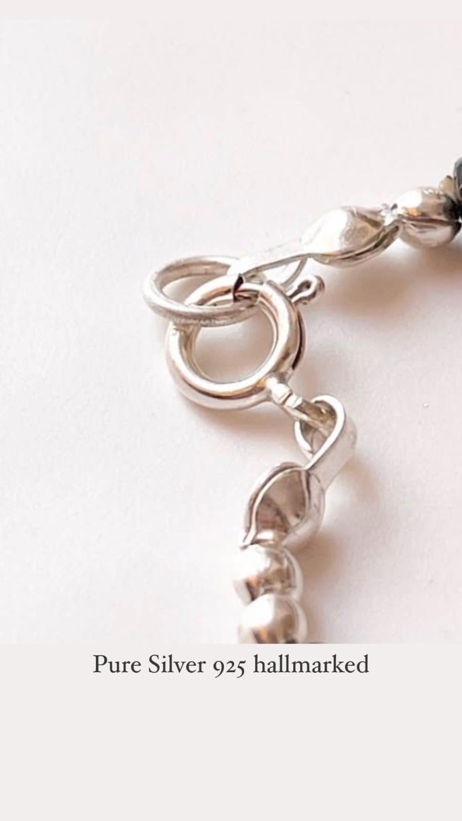 3MM-4MM Faceted Crystal Silver Bracelet