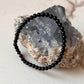 Black Onyx Plain Round 4MM Crystal Bracelet