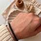 4MM Round Black Onyx Crystal Bracelet