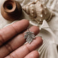 Invisible Hook Design Maple Leaf Silver Pendant Necklace