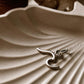 Wave Shaped Silver Necklace
