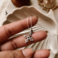 Tribal Kolam Silver Necklace