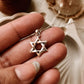 Silver Necklace with 6 Points Star of David Pendant