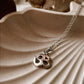 Sterling Silver Om/Aum Pendant Necklace
