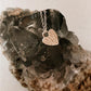 Silver Necklace with Hammered Heart Pendant