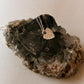 Handcrafted Hammered Heart Silver Necklace