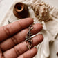 Om/Aum Trishul Silver Necklace