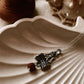 Spiritual Trishul Damru Rudraksh Silver Necklace