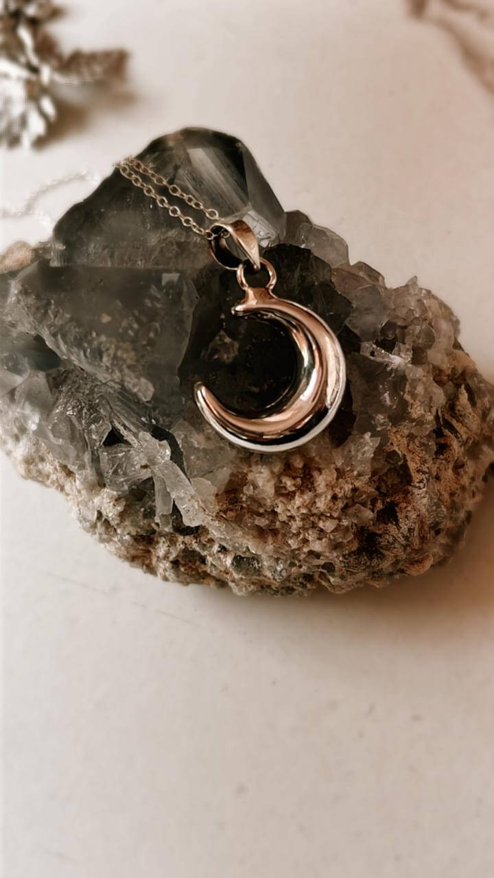 Moon Silver Necklace