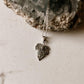 Silver Necklace with Maple Leaf Filigree Pendant