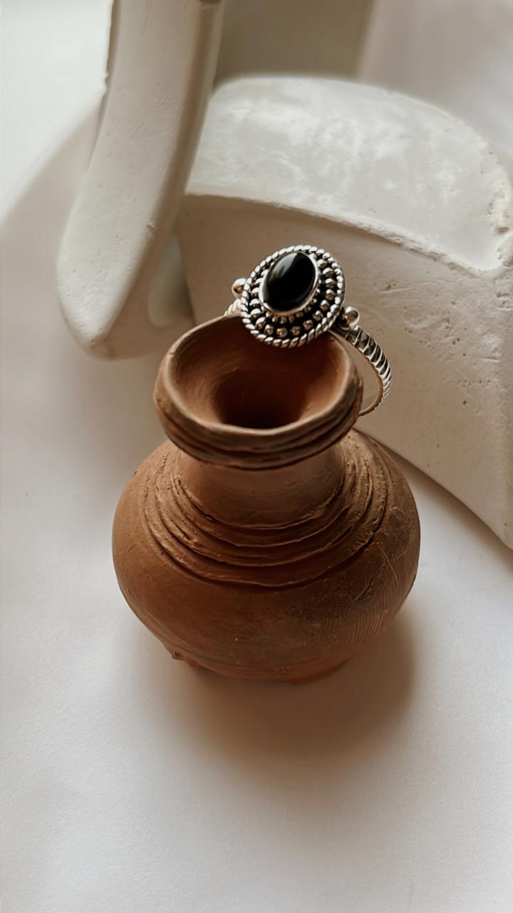 black-onyx-tribal-silver-925-ring.jpg, handcrafted-onyx-silver-ring