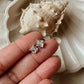 5MM Cz Square Silver Studs with South Screw