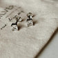 South Screw 5MM Cz Square Silver Stud Earrings