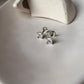 5MM Square Cz Silver Studs with South Screw