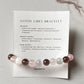 8MM Good Vibes Natural Crystal Bracelet for Uplifting Energy