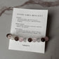 Intention Good Vibes 8MM Natural Crystal Bracelet