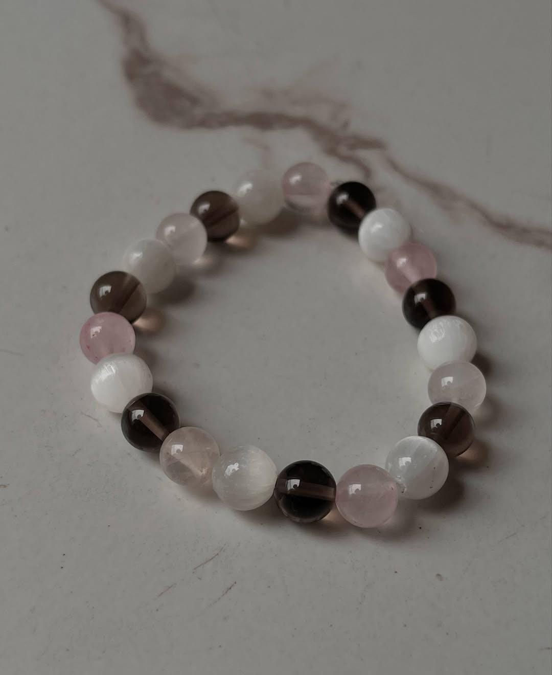 Good Vibes Healing Intention 8MM Crystal Bracelet