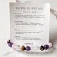 Happiness and Joy Healing Intention 8MM Crystal Bracelet