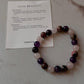 8MM Natural Crystal Bracelet with Love Energy