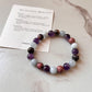 Relaxation Healing Intention 8MM Crystal Bracelet